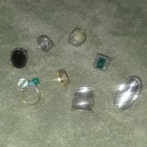 Various Rings (lot of 8)